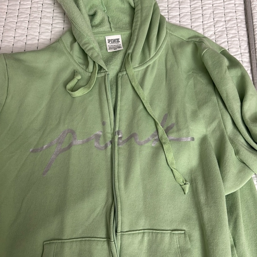 PINK zip up hoodie